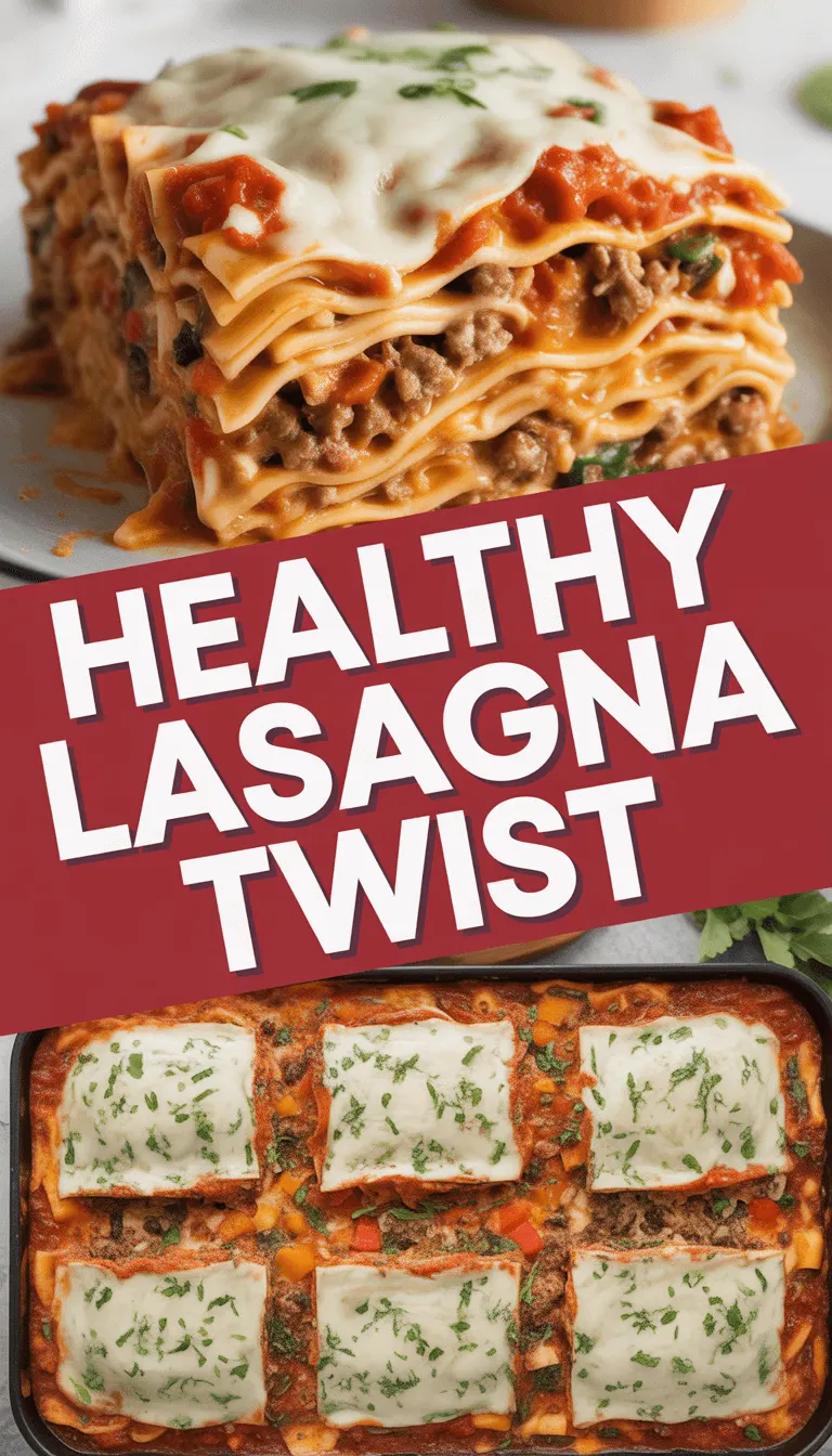 Healthy Lasagna Twist – A Delicious Take on a Classic Dish!