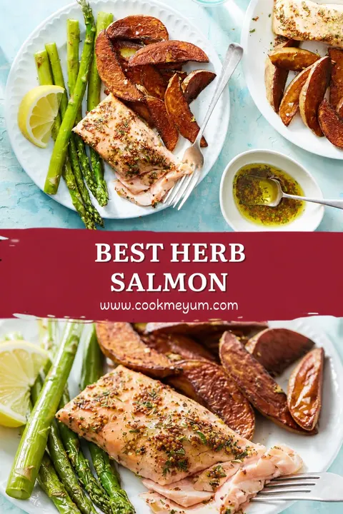 Herb Salmon – Healthy and Perfect for Spring Dinner