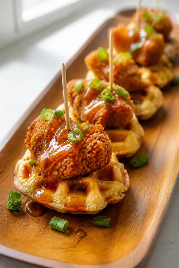 Chicken and Waffle Bites β Easy Hoco Brunch Appetizer