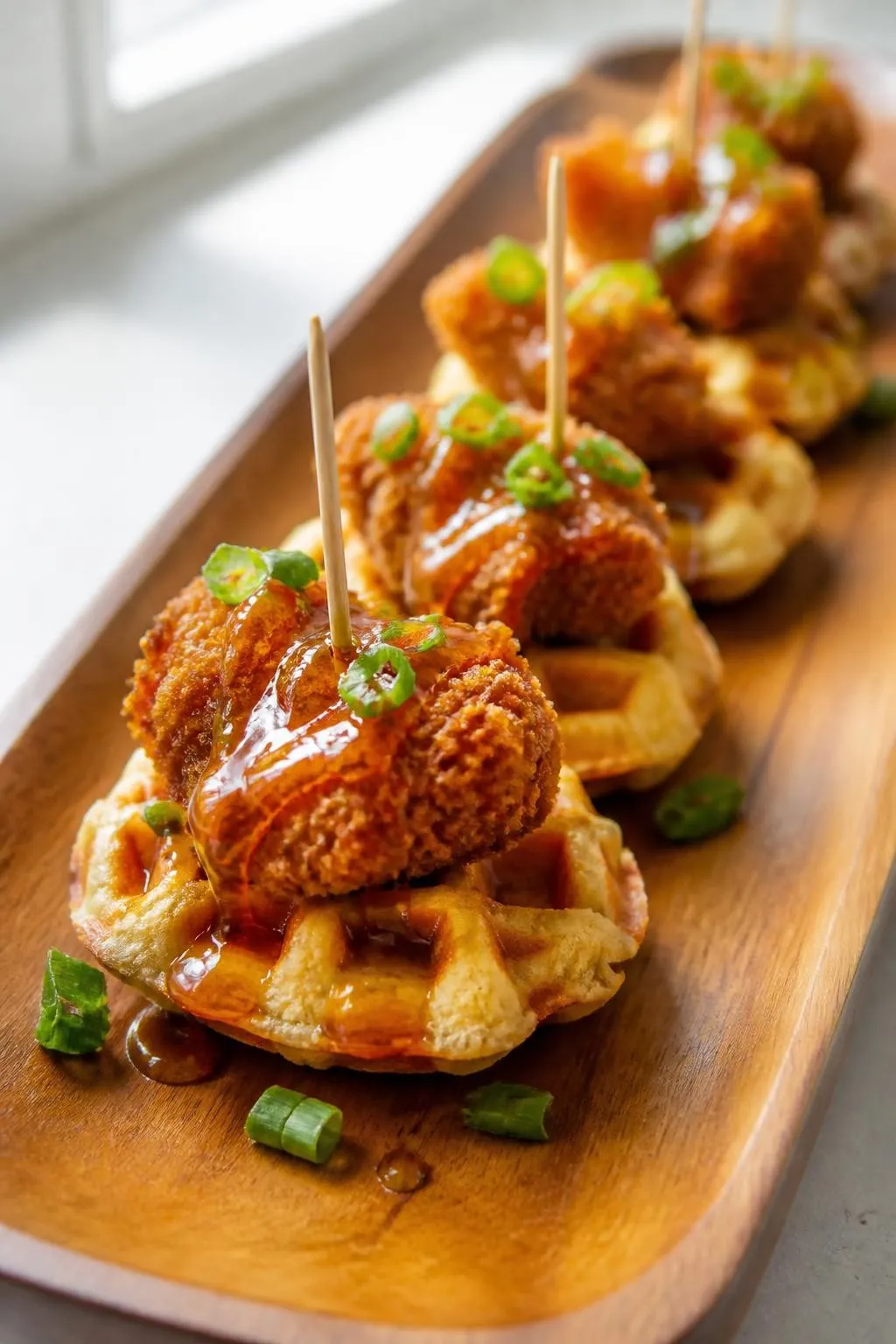 Chicken and Waffle Bites – Easy Hoco Brunch Appetizer