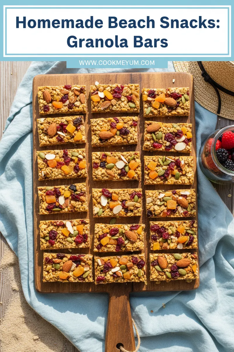Homemade Beach Snacks Ideas: Granola Bars