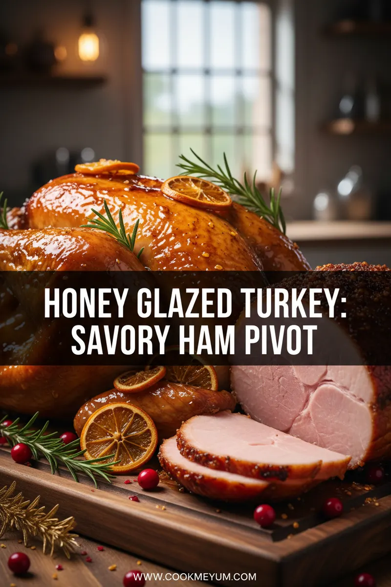 Honey Glazed Turkey: Savory Ham Pivot