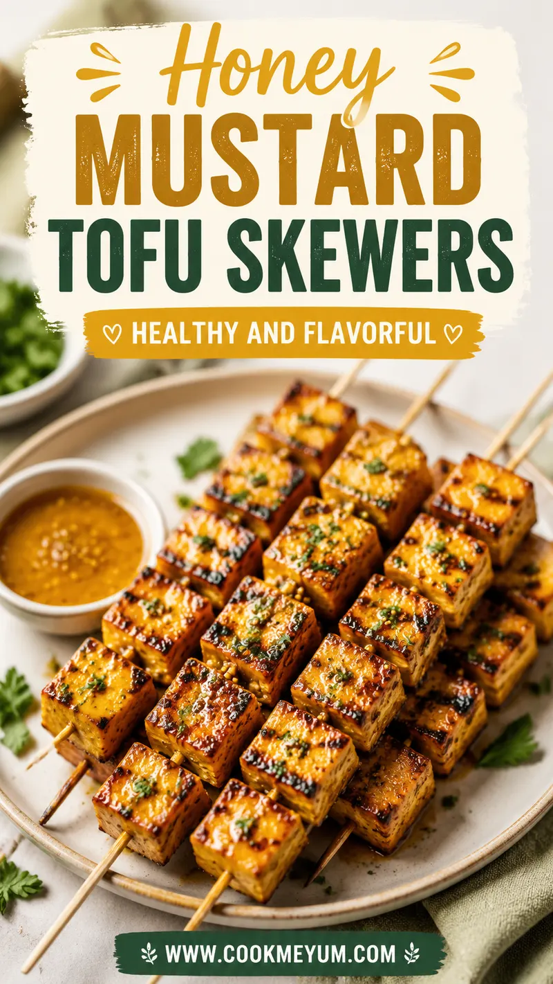 Honey Mustard Tofu Skewers – Healthy and Flavorful