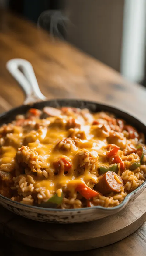 Jambalaya with Extra Cheese