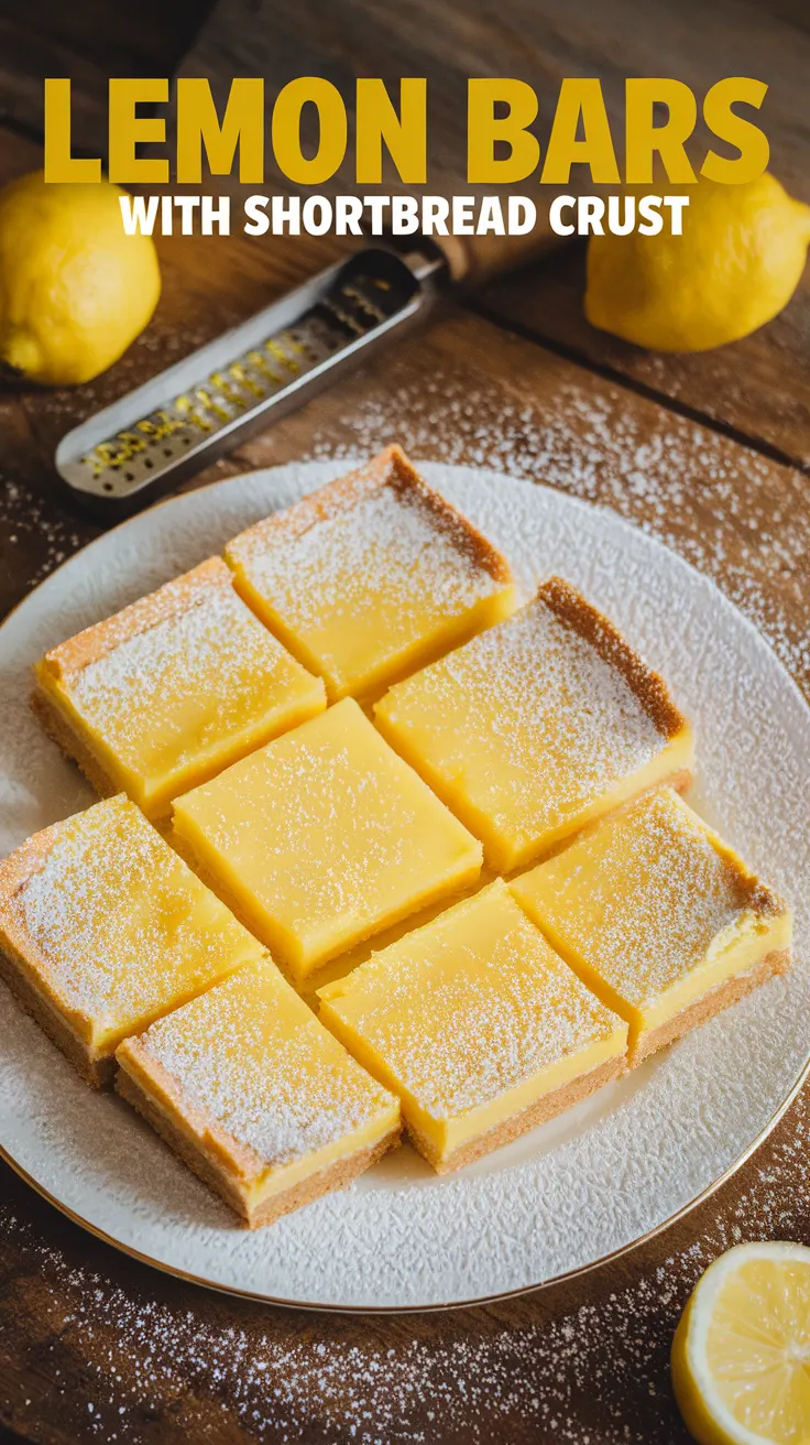 Lemon Bars with Shortbread Crust