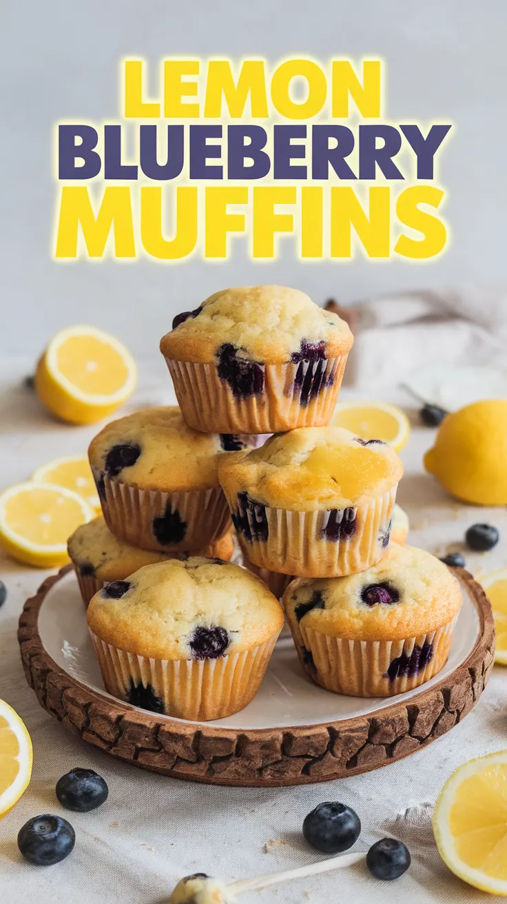 Lemon Blueberry Muffins