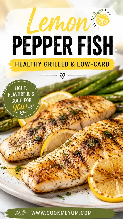Lemon Pepper Fish – Healthy Grilled and Low-Carb