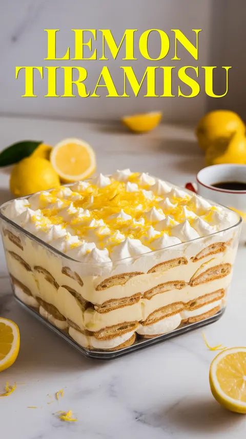 Lemon Tiramisu