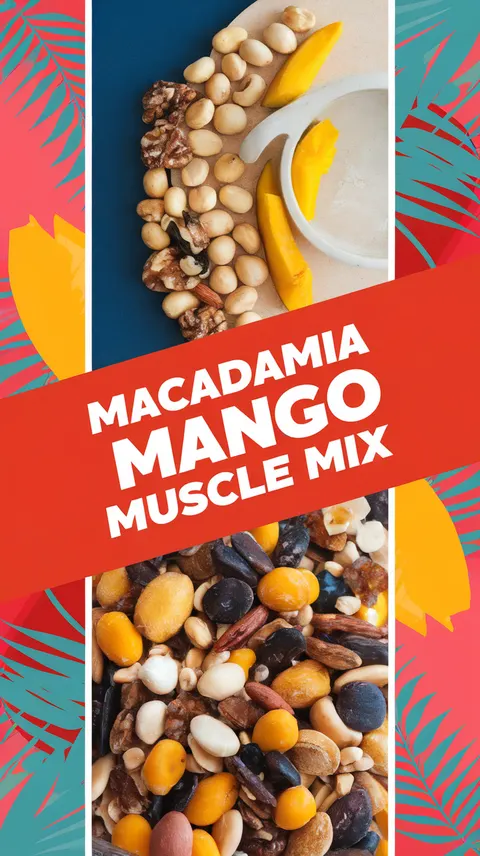 Macadamia Mango Muscle Mix – A Protein-Packed Tropical Delight!