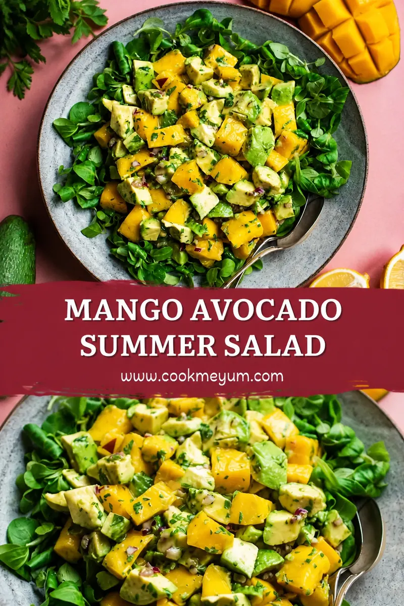 Mango Avocado Summer Salad – Refreshing and Healthy