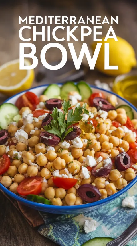 Mediterranean Chickpea Bowl