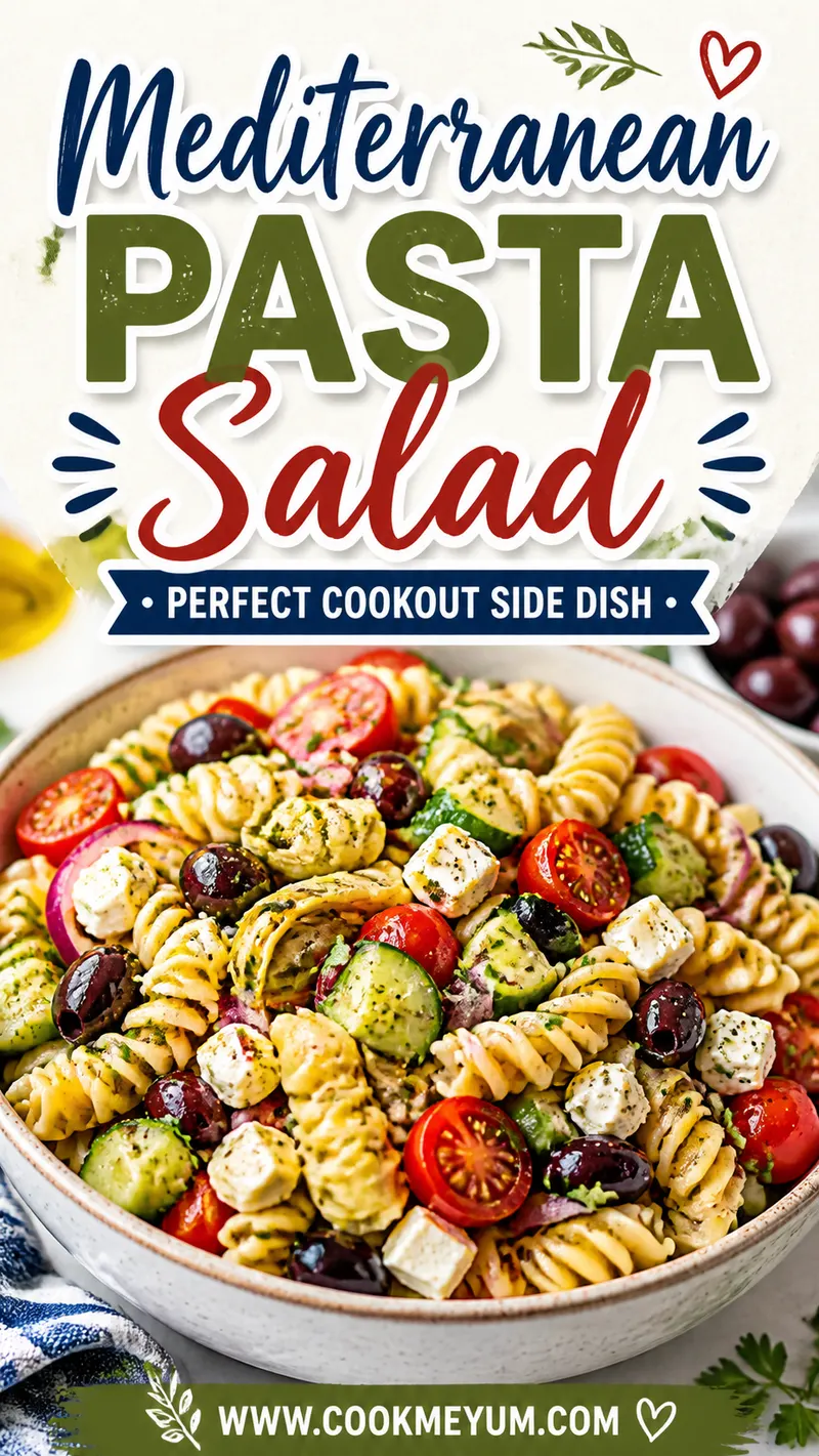 Mediterranean Pasta Salad – Perfect Cookout Side Dish