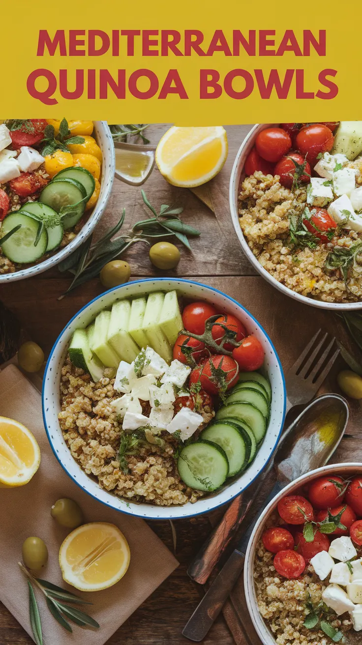 Mediterranean Quinoa Bowls