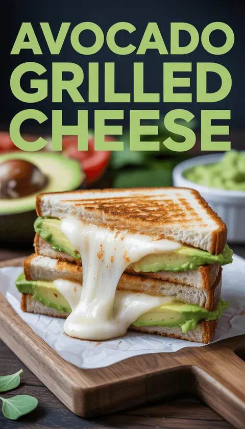Melt-in-Your-Mouth Avocado Grilled Cheese Sandwich