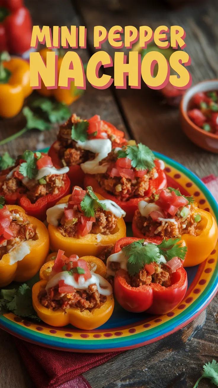 Mini Pepper Nachos