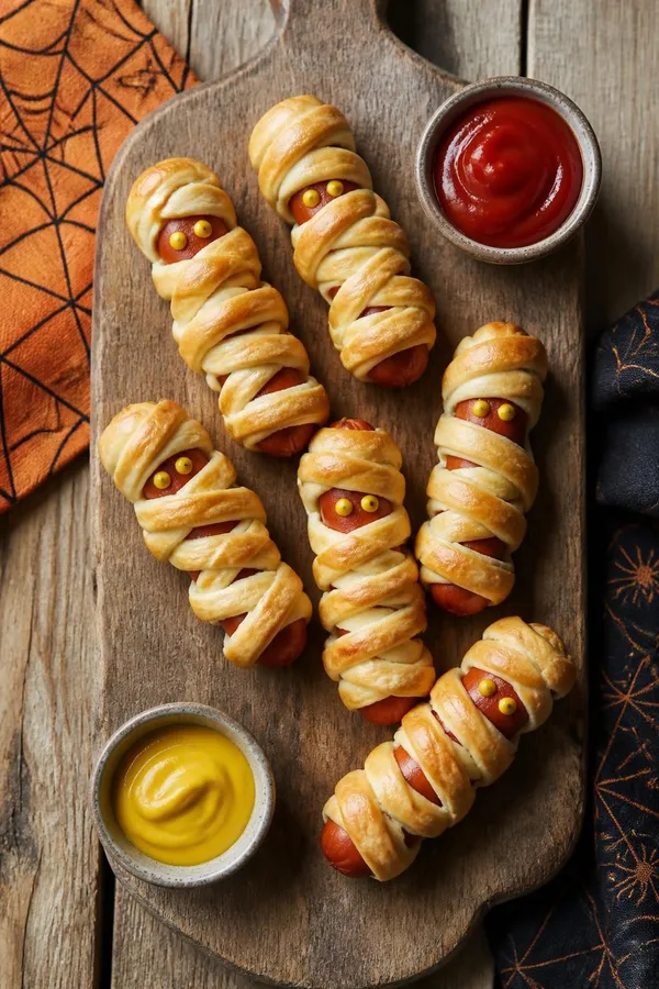 Mummy Hot Dogs – Easy Halloween Finger Food for Kids