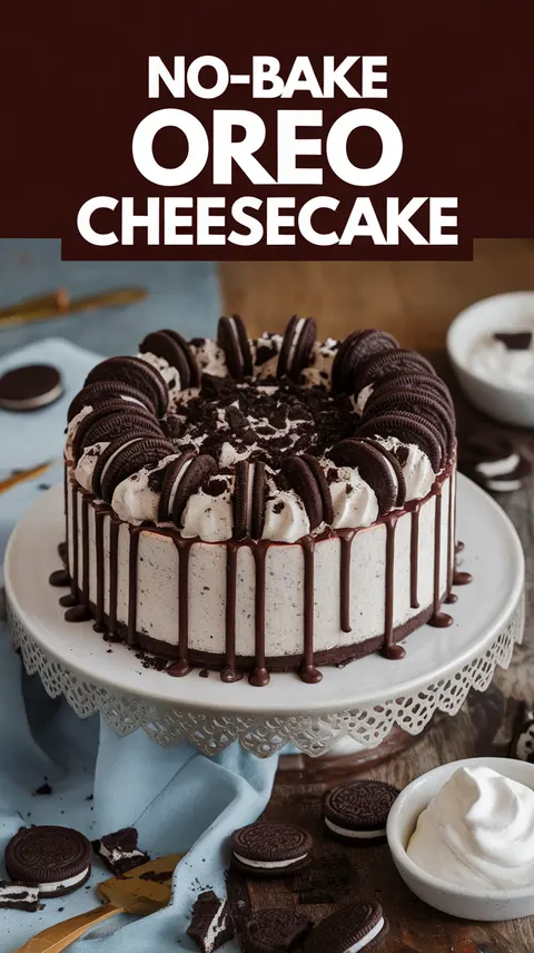 No-Bake Oreo Cheesecake