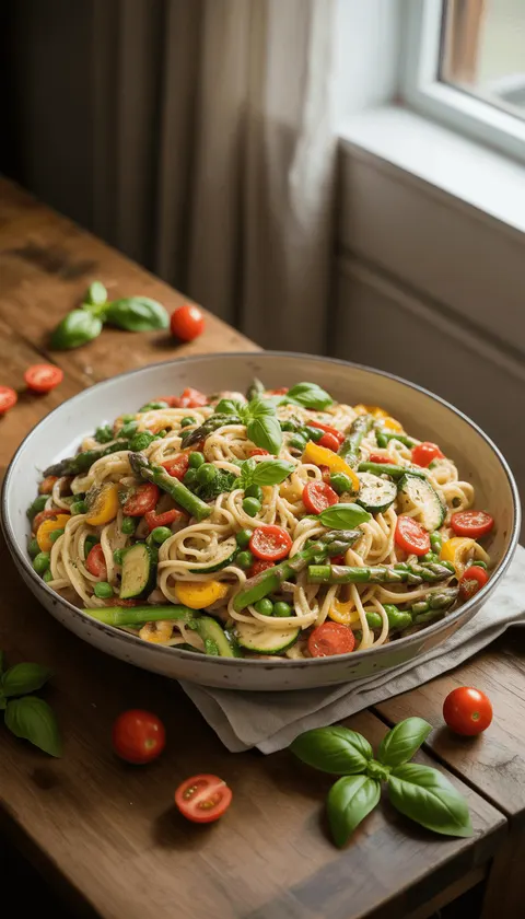 Pasta Primavera – Family Style