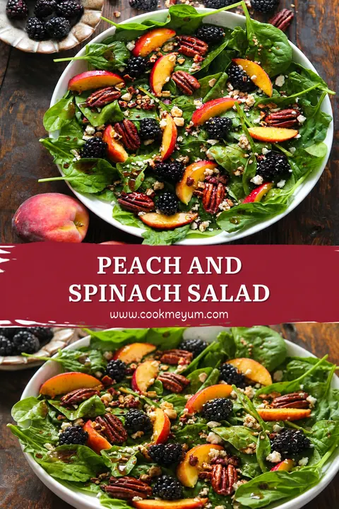 Peach and Spinach Salad – Refreshing and Nutritious