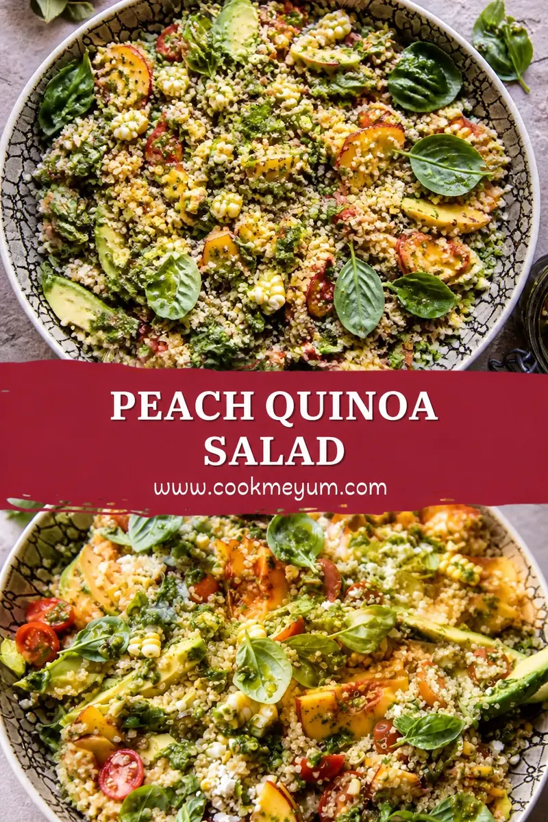 Peach Quinoa Salad – Fresh and Filling for Summer