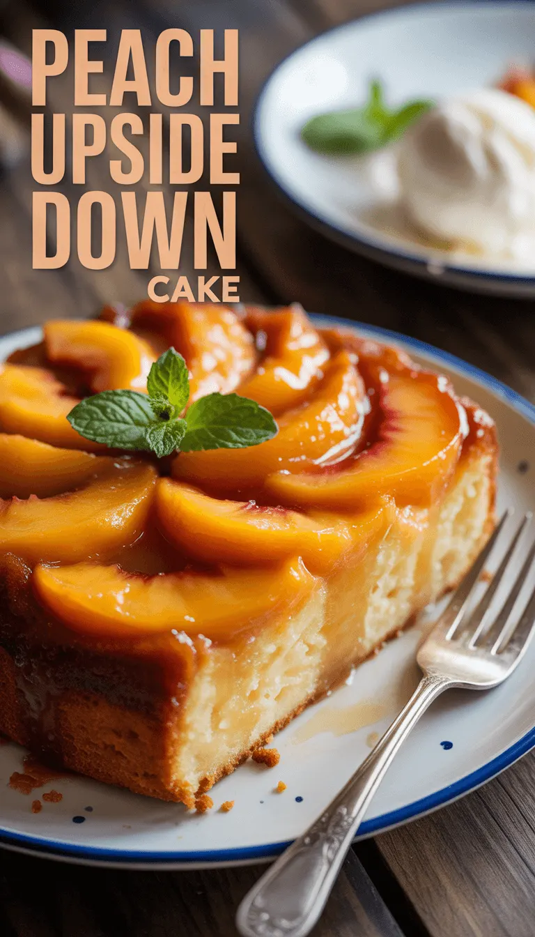 Peach Upside Down Cake – A Deliciously Sweet Treat!