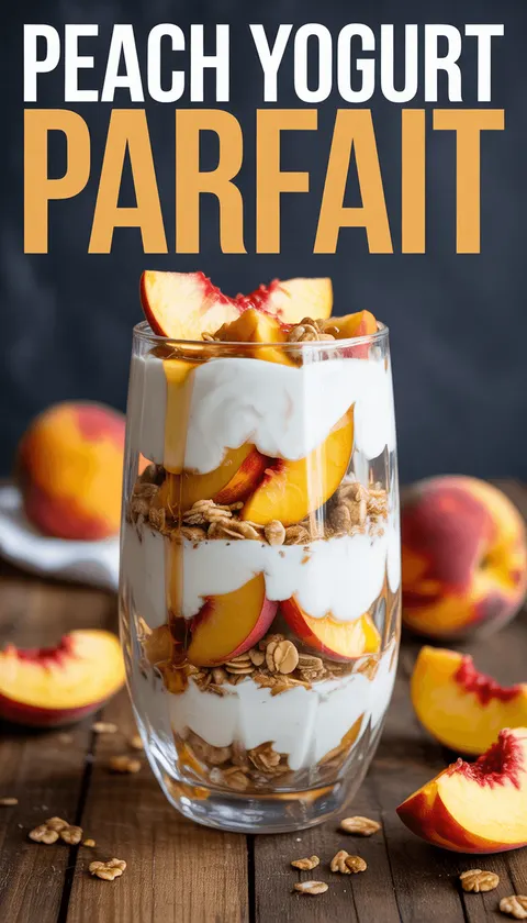 Peach Yogurt Parfait – A Refreshing and Healthy Treat!