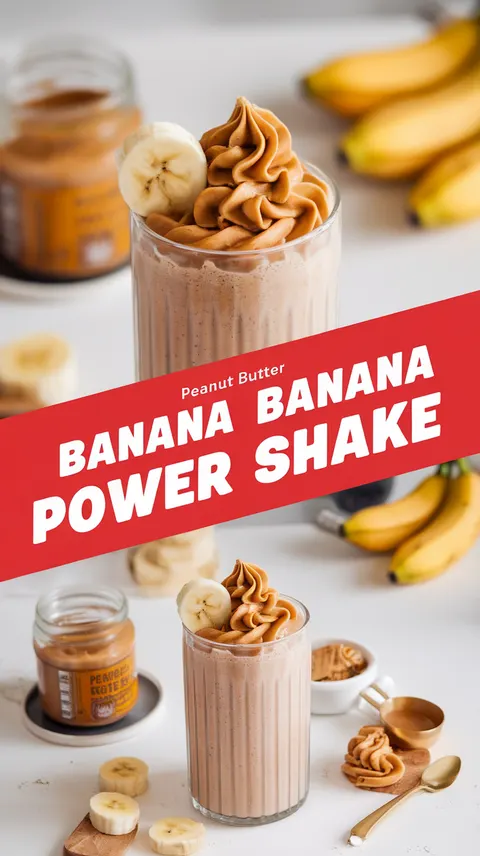Peanut Butter Banana Power Shake