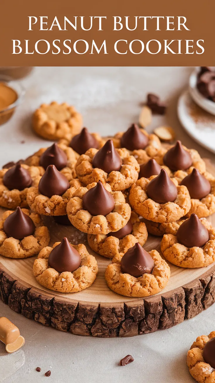 Peanut Butter Blossom Cookies