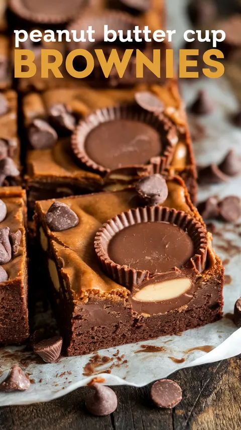 Peanut Butter Cup Brownies