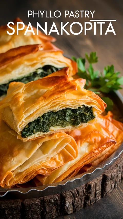 Phyllo Pastry Spanakopita