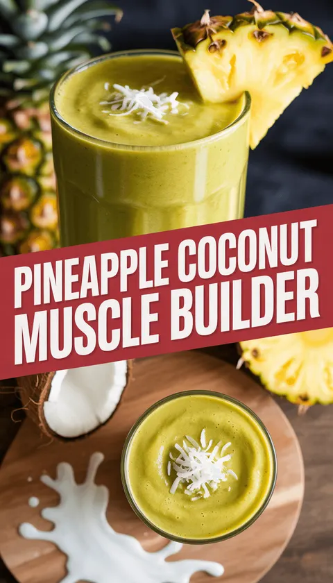 Pineapple Coconut Muscle Builder
