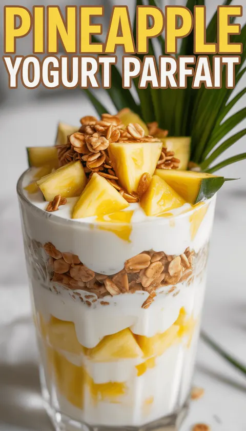Pineapple Yogurt Parfait – A Tropical Delight!