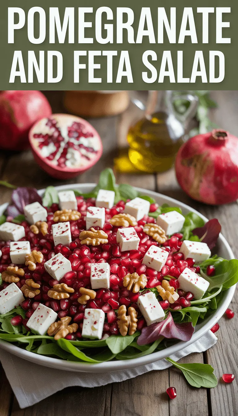 Pomegranate and Feta Salad – A Refreshing Delight!