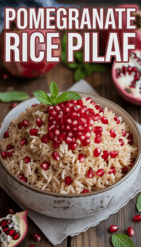 Pomegranate Rice Pilaf – A Flavorful and Vibrant Side Dish!