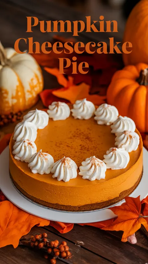 Pumpkin Cheesecake Pie