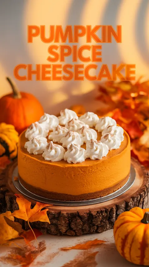 Pumpkin Spice Cheesecake