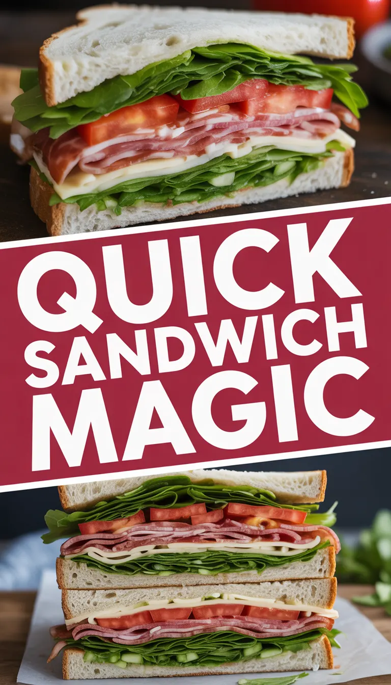 Quick Sandwich Magic – Your 10-Minute Fix!