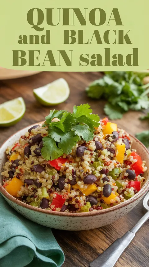 Quinoa and Black Bean Salad