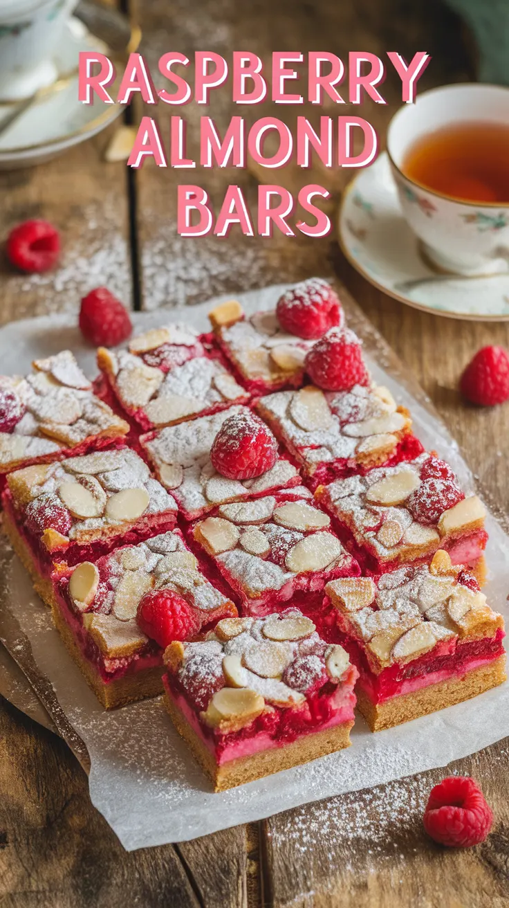 Raspberry Almond Bars