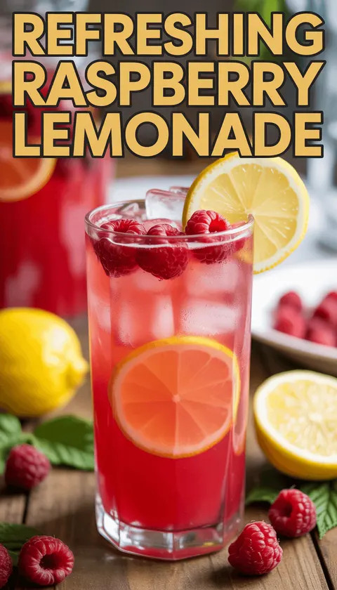 Refreshing Raspberry Lemonade Recipe – Perfectly Sweet & Zesty!