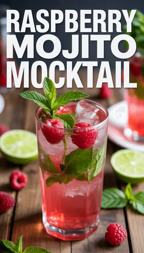 Refreshing Raspberry Mojito Mocktail – A Non-Alcoholic Delight!