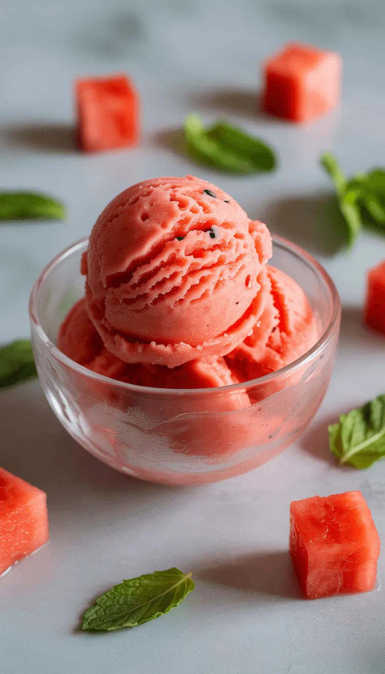 Refreshing Watermelon Sorbet Recipe – A Perfect Summer Treat