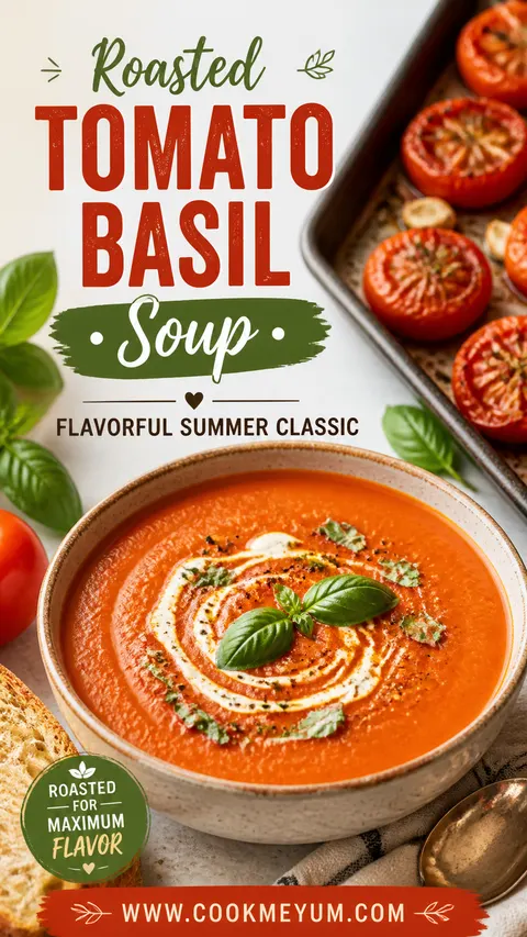 Roasted Tomato Basil Soup – Flavorful Summer Classic