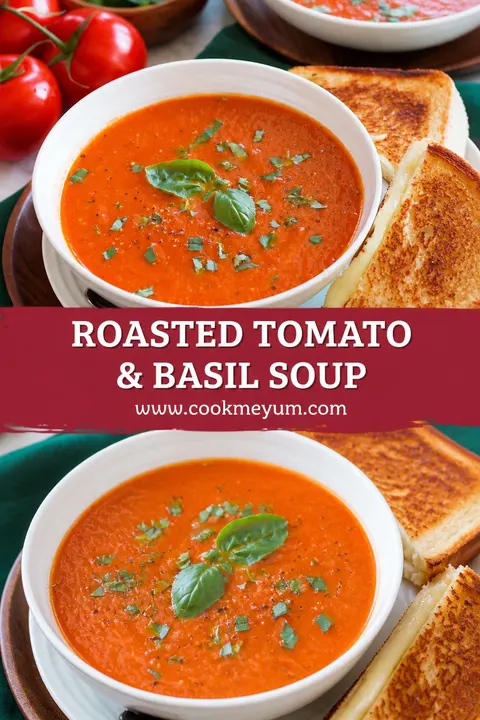 Roasted Tomato & Basil Soup – Fresh and Light for Summer