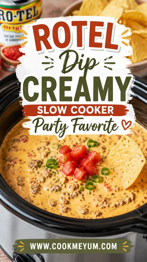 Rotel Dip Creamy – Slow Cooker Party Favorite