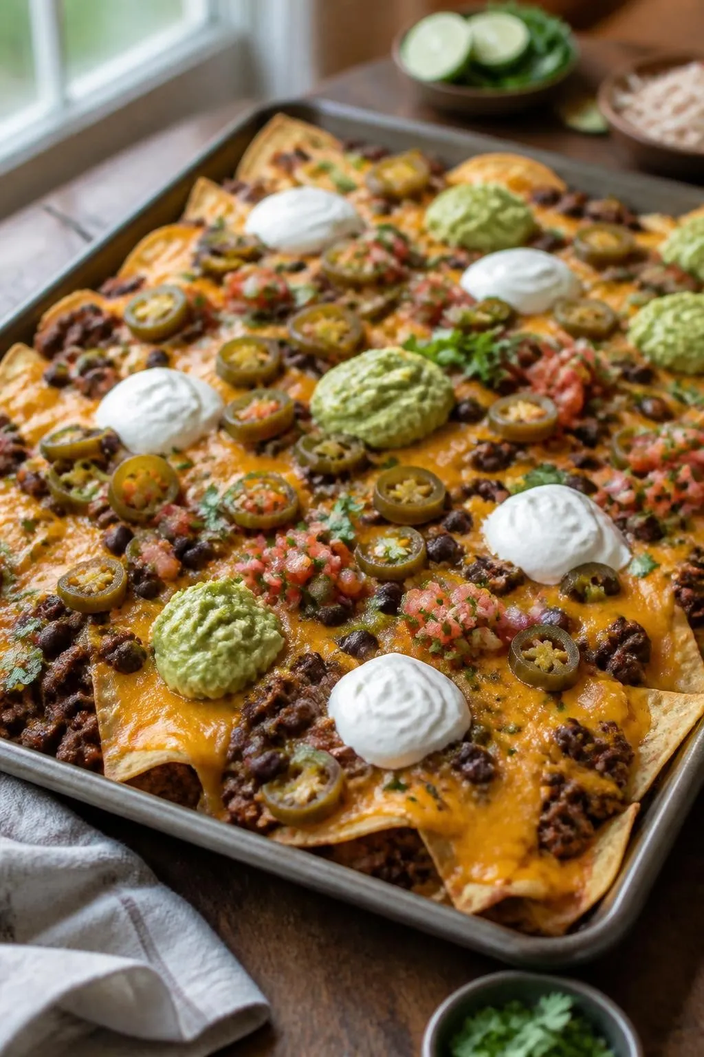 Sheet-Pan Beef Nachos – Easy Watch Party Crowd Pleaser