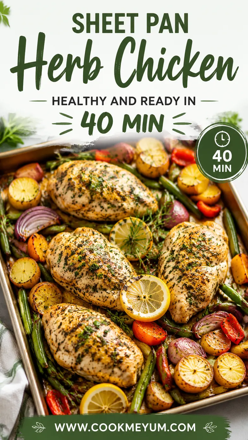 Sheet Pan Herb Chicken – Healthy and Ready in 40 Min