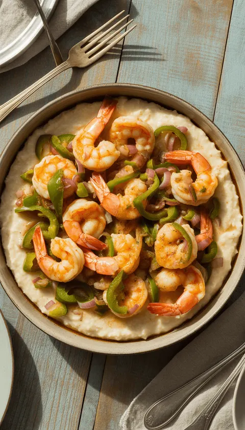 Shrimp and Grits – Family Style