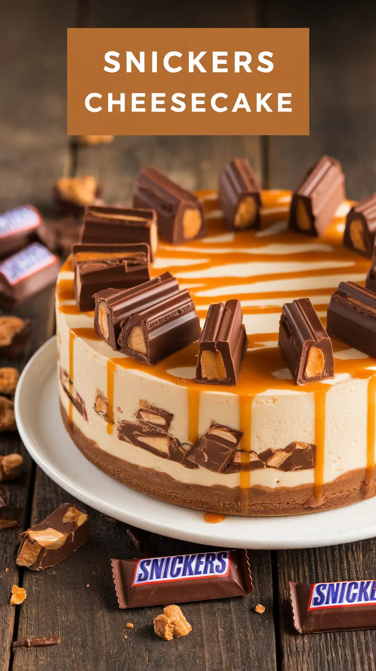 Snickers Cheesecake