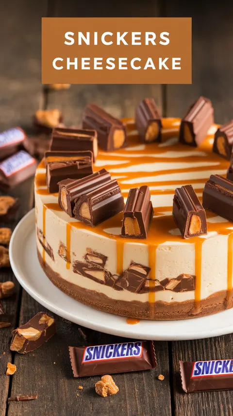 Snickers Cheesecake